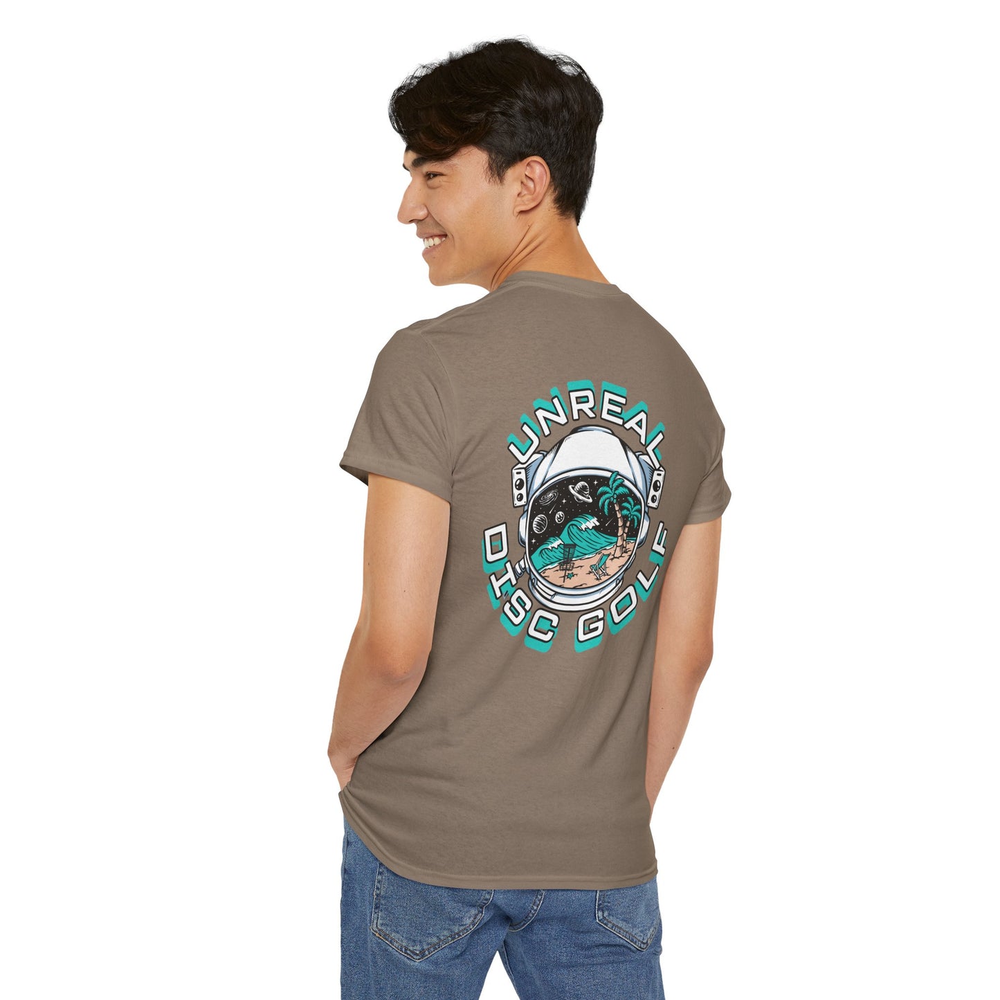 Unreal Sand & Space Disc Golf T-shirt
